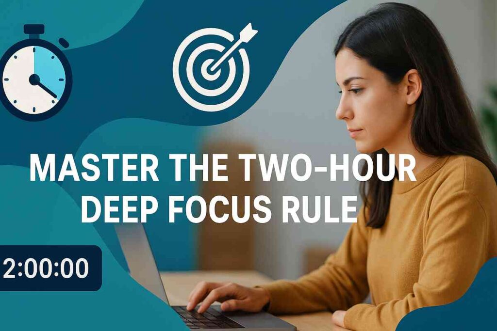 Master the Two-Hour Deep Focus Rule