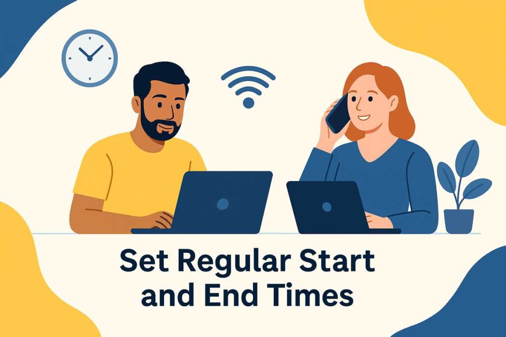 Set Regular Start and End Times