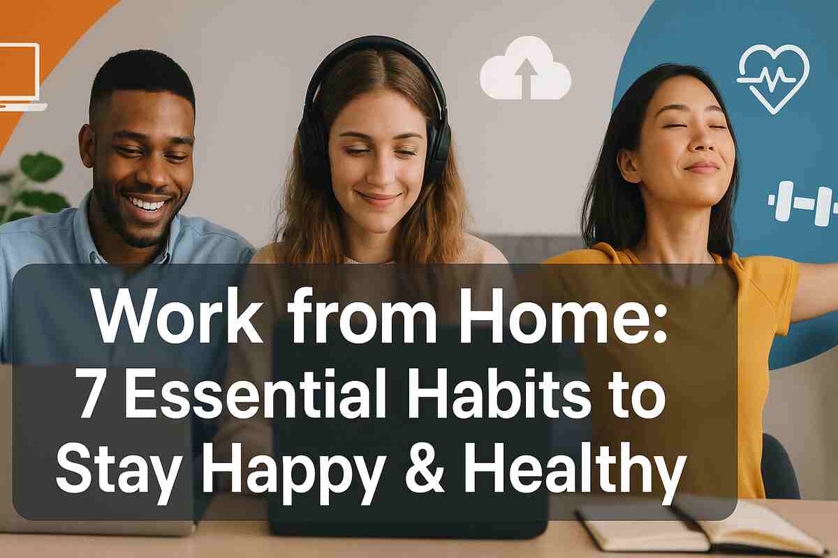Work from Home 7 Essential Habits to Stay Happy & Healthy