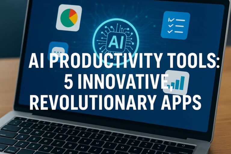 AI Productivity Tools 5 Innovative, Revolutionary Apps