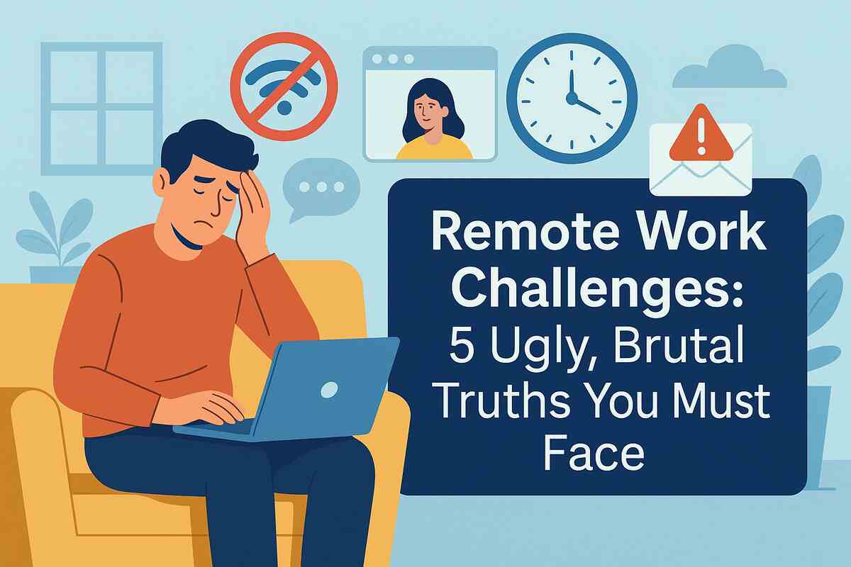 Remote Work Challenges 5 Ugly, Brutal Truths You Must Face