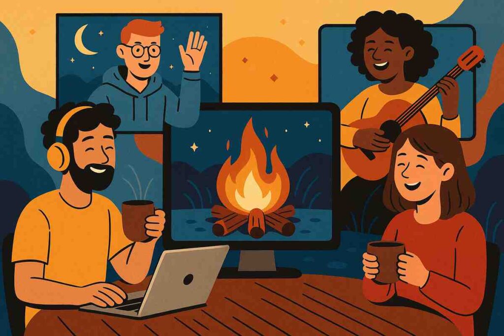 Virtual Campfires Create Shared Remote Experiences