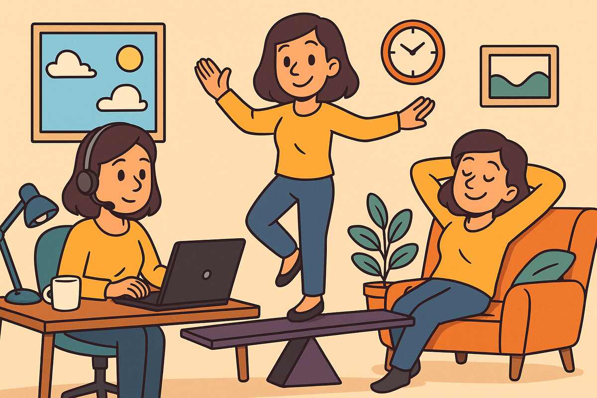 Remote Work Life Balance 7 Steps to Stay Happy & Relaxed