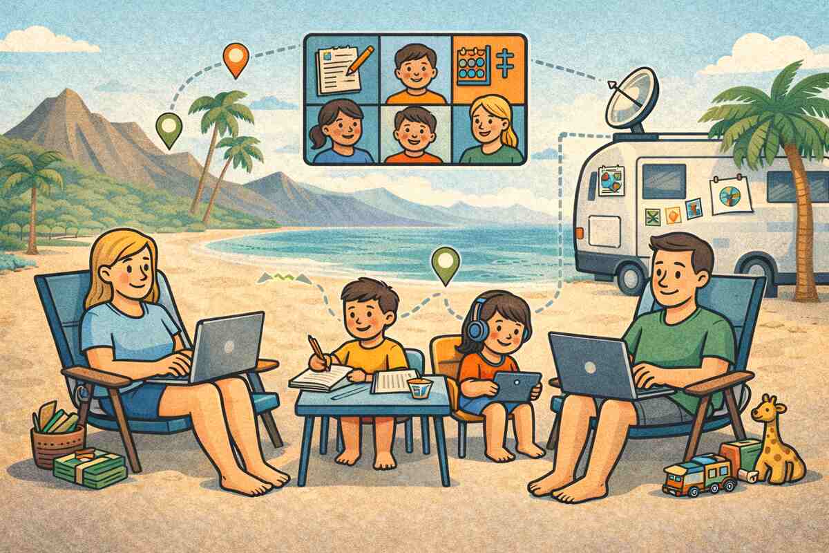 Nomad Parenthood Best Tips to Raise Kids Remotely in 2026